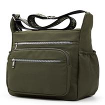 Sacola Fancy Forest para mulheres bolsa de ombro com vários bolsos, bolsa tiracolo para mulheres, viagens e trabalho Sacola Fancy Forest para mulheres bolsa de ombro com vários bolsos, bolsa tiracolo para mulheres, viagens e trabalho