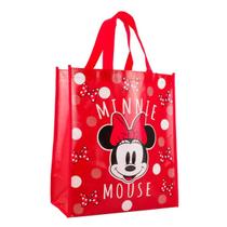 Sacola Feira Reutilizável Vermelho Minnie 39x35cm - Disney