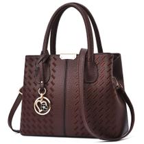 Sacola feminina COCIFER com alça superior em couro PU, moda 30x23x13cm