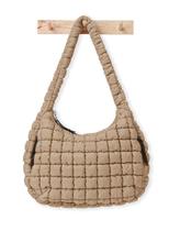 Sacola feminina leve acolchoada LEXSION GYM 8040 Khaki M Sacola feminina leve acolchoada LEXSION GYM 8040 Khaki M