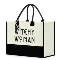 Sacola Forbidden Paper Witch Stuff para mulheres 43x20x32cm Sacola Forbidden Paper Witch Stuff para mulheres 43x20x32cm
