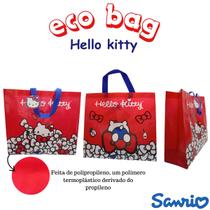 Sacola Hello Kitty Ecológica Resistente Sacolas de Compras