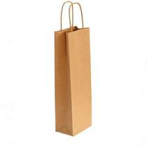 Sacola impressa para vinho, garrafas 12x38x8 - 50 Unidades