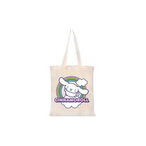 Sacola Jeans Cinnamoroll com Estampa em Quadrinhos - 35 x 40 cm