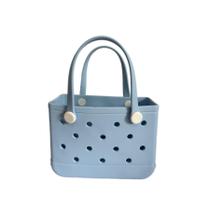 Sacola JIREST Rubber Small Beach impermeável azul claro Sacola JIREST Rubber Small Beach impermeável azul claro