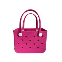 Sacola JIREST Rubber Small Beach Waterproof Portable Rose