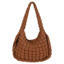 Sacola Juoxeepy acolchoada, acolchoada, grande, acolchoada, ombro, nylon