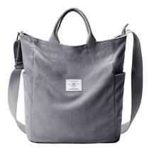 Sacola KALIDI Corduroy Large Messenger Anti Splash Feminina