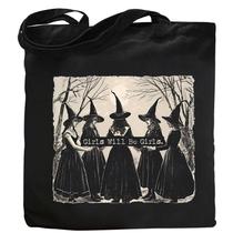 Sacola Kimoli Canvas Witchy Design 36x41 cm preta Sacola Kimoli Canvas Witchy Design 36x41 cm preta