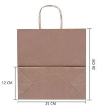 Sacola Kraft 10 UNIDADES ALTA QUALIDADE Tamanho M: 26x25x12 Sacola Kraft 10 UNIDADES ALTA QUALIDADE Tamanho M: 26x25x12