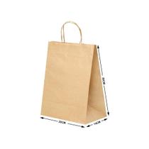 Sacola Kraft 22x14x28 Lisa com 100 Sacola Kraft 22x14x28 Lisa com 100