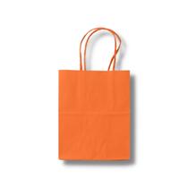 Sacola laranja (17,5x8,5x21,5cm) c/ 10 un.