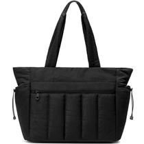 Sacola leve FFOGH para mulheres em nylon preto Sacola leve FFOGH para mulheres em nylon preto