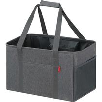 Sacola LHZK Standing Utility Dobrável Cinza 47x30x29 cm