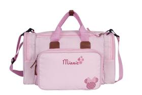 Sacola Maternidade Plus Decorada Minnie Rosa com Trocador Babygo