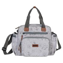 Sacola Maternidade Premium Decorada Mickey Cinza com Trocador BabyGo Sacola Maternidade Premium Decorada Mickey Cinza com Trocador BabyGo