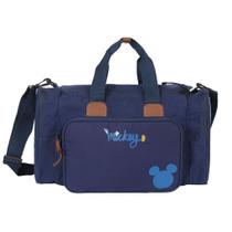 Sacola Maternidade Premium Mickey Azul com Trocador Babygo