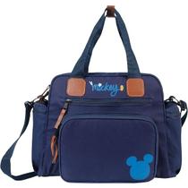 Sacola Maternidade Premium Mickey Azul com Trocador Babygo Sacola Maternidade Premium Mickey Azul com Trocador Babygo