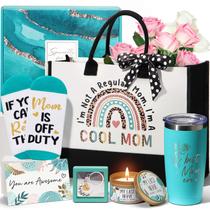 Sacola MAYICIVO Mom, cesta de presente com meias Tumbler Candle