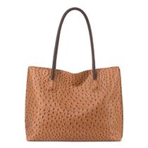 Sacola Milan Chiva Leather para mulheres grande marrom claro Sacola Milan Chiva Leather para mulheres grande marrom claro