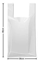 Sacola Milheiro Fina 38x48 Branca 2000 Unidades