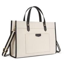Sacola Missnine Laptop Canvas de 15,6" com 8 bolsos e alça