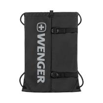 Sacola Mochila Wenger Gym Sack Preto 12 Litros