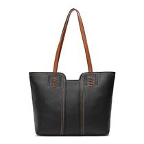Sacola Montana West em material vegano preto para mulheres MWC-118BK
