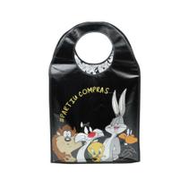 Sacola Multiuso Reutilizável Looney Tunes Lest Go Shopping