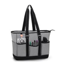 Sacola Nurse Damero Nurse Shoulder com capa para laptop cinza