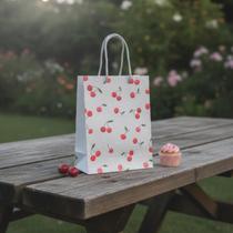 Sacola Papel Kraft Cor Cinza Com Alto Relevo Para Presente Em Estilo Cerejas Com Coração Tamanho M Embalagem Decorada Bolsa Ecológica Alça Torcida Sacola Papel Kraft Cor Cinza Com Alto Relevo Para Presente Em Estilo Cerejas Com Coração Tamanho M Embalagem Decorada Bolsa Ecológica Alça Torcida