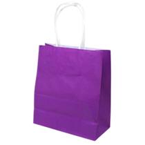Sacola Papel Kraft Roxo Tamanho 18cm X 09cm X 22cm 10 Un Sacola Papel Kraft Roxo Tamanho 18cm X 09cm X 22cm 10 Un