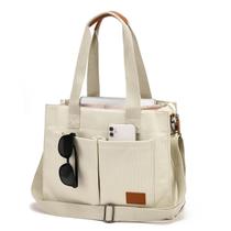 Sacola para laptop Barsine Barsine para mulheres de lona de 15,6 polegadas Sacola para laptop Barsine Barsine para mulheres de lona de 15,6 polegadas