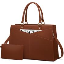 Sacola para laptop LOVEVOOK Leather Business Office 15,6" marrom Sacola para laptop LOVEVOOK Leather Business Office 15,6" marrom