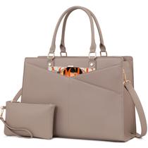 Sacola para laptop LOVEVOOK Leather Business Office Work 15,6"