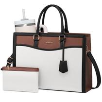 Sacola para laptop LOVEVOOK para mulheres de 15,6" com bolsa, conjunto de 2 peças