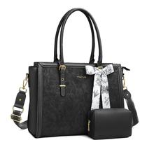 Sacola para laptop MOSISO PU Leather 17-17.3" com lenço de seda Sacola para laptop MOSISO PU Leather 17-17.3" com lenço de seda