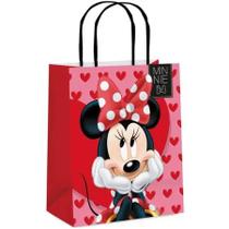 Sacola para Presente Decorada Minnie Mouse Love - CROMUS