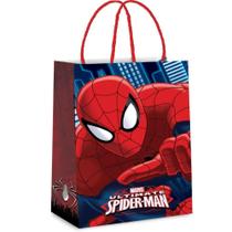 Sacola para Presente Decorada SPIDER-MAN Laminada 26X19,5X9 - Cromus