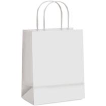 Sacola para Presente Lisa Branca PP 16X12X7CM Pacote com 50 Unidades Sacola para Presente Lisa Branca PP 16X12X7CM Pacote com 50 Unidades