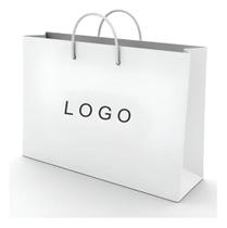 Sacola Personalizada 1 Cor Logo - 23x8x23 Cm Lojas - 300 Un