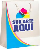 Sacola Personalizada Colorida 18x10x24 Cm Lojas - 300 Un