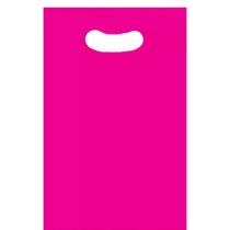 Sacola Plastica 30x45 Orleplast Rosa 100un