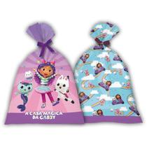 Sacola Plástica A Casa Mágica Da Gabby 8 Un - Festcolor