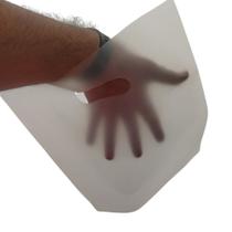 Sacola Plástica Alta Densidade Boca Vazada - Transparente Fosca - 1 Kg - Material Virgem - Tratada Para Silk