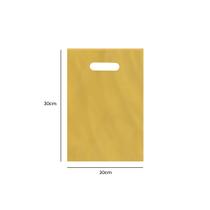 Sacola Plástica Boca de Palhaço Amarela 20x30 - 50 Unid - Envelopes Express