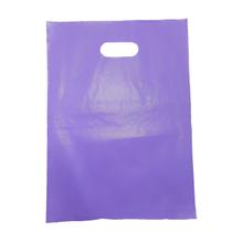 Sacola Plástica Boca de Palhaço com Alça Vazadas 40x50cm Pacote com 1kg 35 Colorida