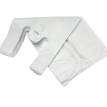 Sacola Plástica Branca Reforçada 30x40cm Embale Bem com 500 unidades