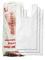 Sacola Plástica Pequena Branca 30X40Cm - Gold C/1000