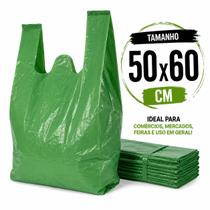 Sacola plastica reciclada 1 kg reforçada resistente forte tamanho:50x60 verde Sacola plastica reciclada 1 kg reforçada resistente forte tamanho:50x60 verde